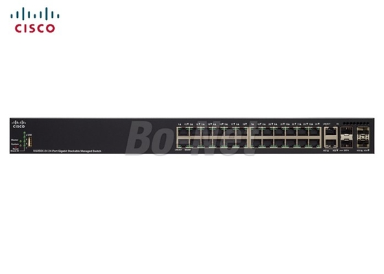Stackable Managed Cisco Gigabit Switch 24 Port 128Gbps SG350X-24-K9-CN SG350X-24